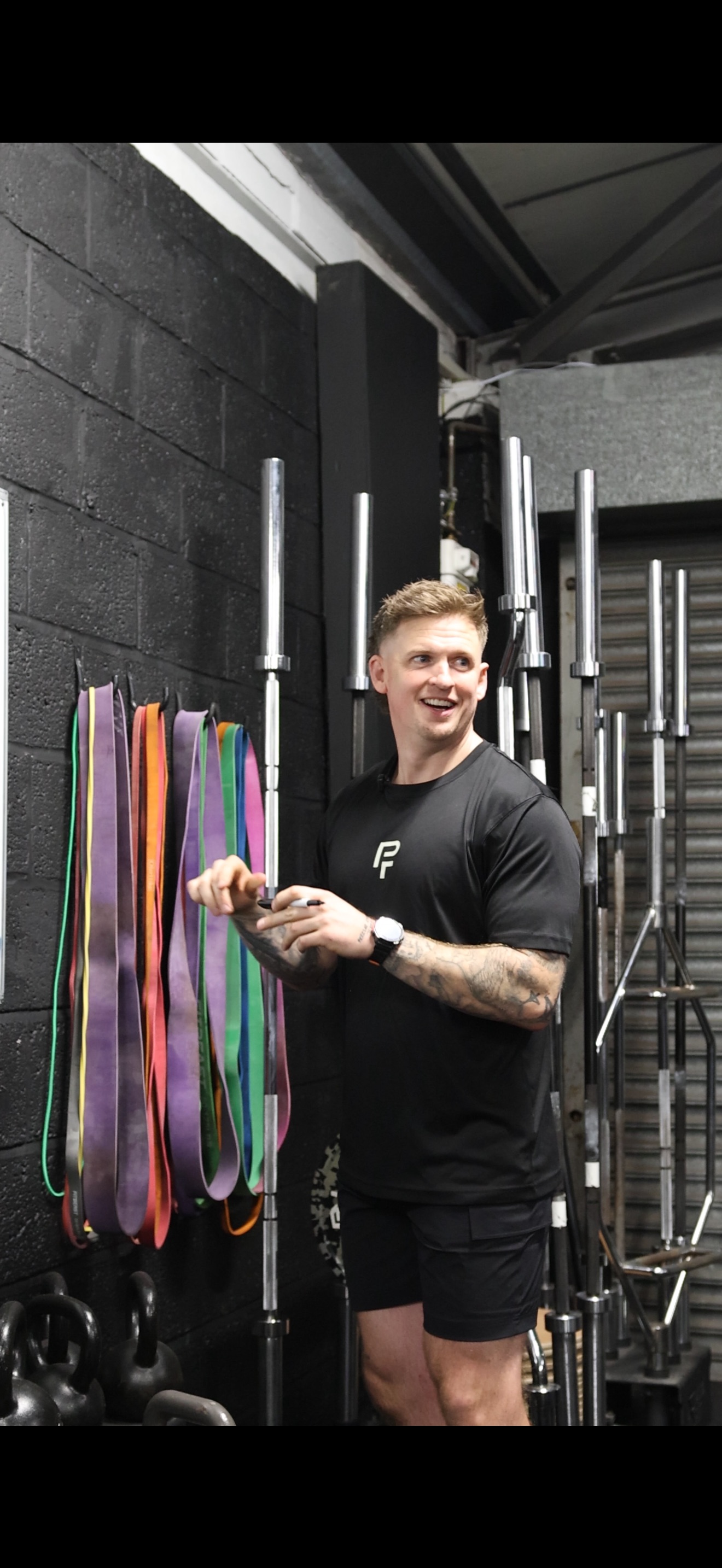 Martin coaching at the rig at Physical Formula